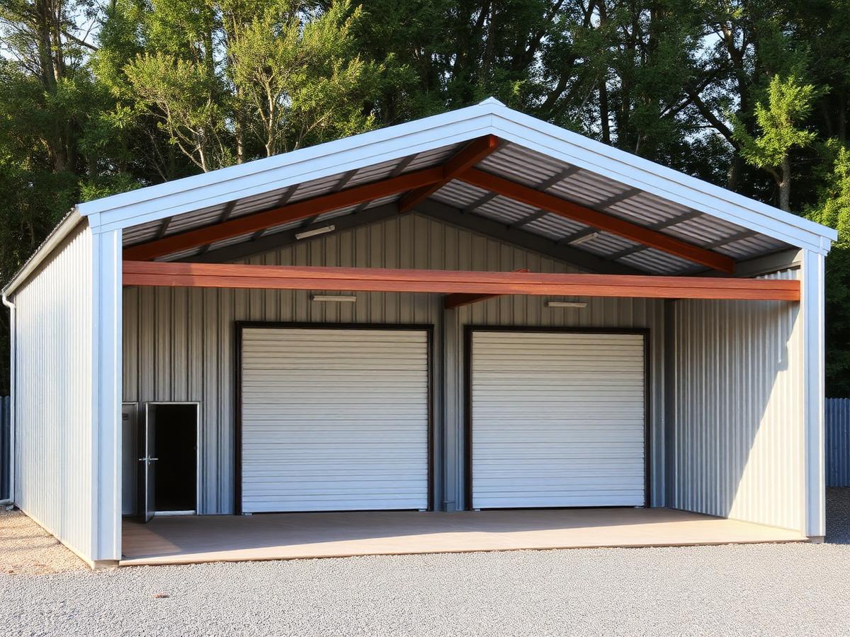 Colorbond Workshop Shed — shed / workshop project built by FD AUS Fabrication in Wanneroo, Perth WA